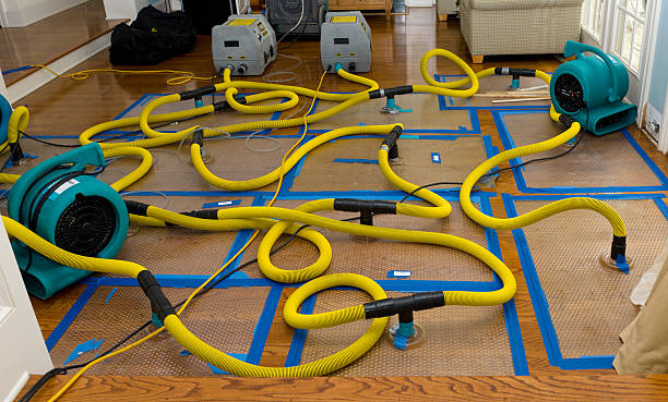 Professional Crawl Space Water Removal technician working in North Dakota, ND